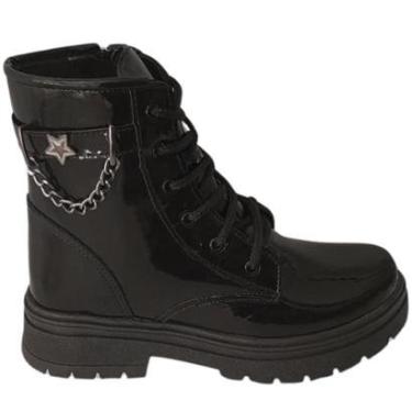 Imagem de Bota Infantil Feminina Coturno Menina Tratorada Botinha Rock Glan Rodeio Confortável-Feminino