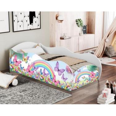 Imagem de Cama Carro para quarto infantil meninas MDF - DULLAR Móveis, Jardim En