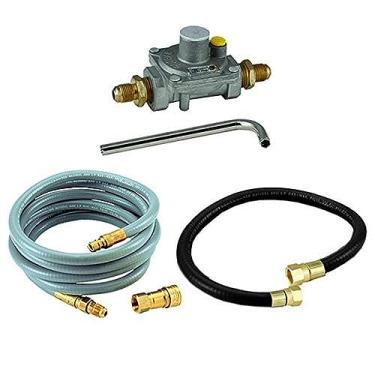 Imagem de Char-Broil Kit modular de conversão de gás natural para cozinha externa para módulos de fogão e chapa