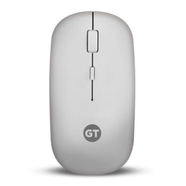 Imagem de Mouse Sem Fio USB Goldentec WSL 4 botões 1600DPI Branco