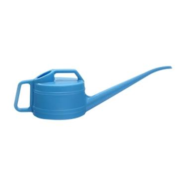 Imagem de WeiLaiKeQi Regador de jardim, ferramenta de jardinagem, 2,4L, grande, para plantas internas e externas, regador para flores, vegetais e bonsai, Azul