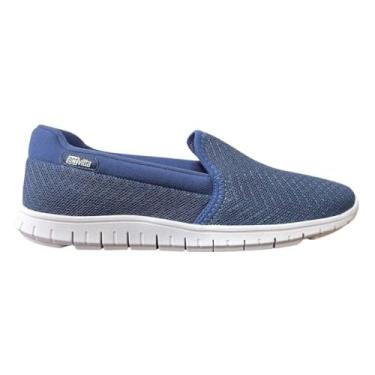 Imagem de Tênis Feminino Activitta Slip On Conforto Azul 36