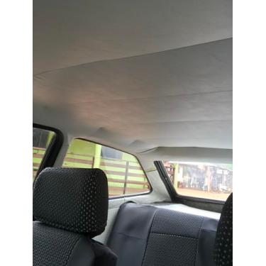 Imagem de Forro Teto Gol Quadrado, Cor Gelo, Kit Original com Colunas para Instalação