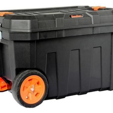 Imagem de Caixa Ferramentas 2 Em 1 Com Rodas Profissional 61X38X37Cm - Bauker