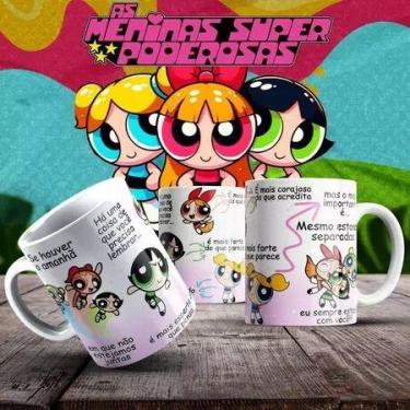 Imagem de Caneca personalizada meninas super poderosas xicara ceramica porcelana