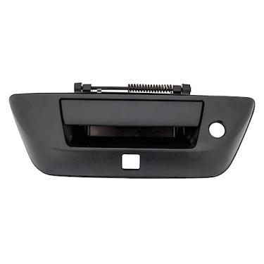 Imagem de Para Nissan Titan XD 2016 2017 Maçaneta traseira | Preto texturizado | Com orifício para câmera | Substituição para 90606EZ06B