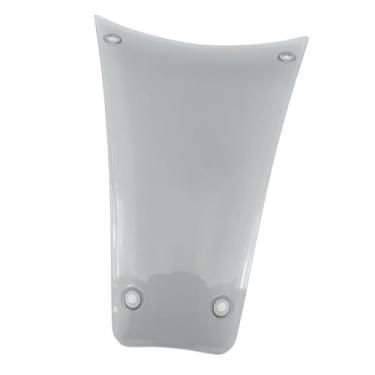 Imagem de NITAGO Tampa da bateria para motocicleta, suporte para pedal dianteiro, resistente, fácil instalação, protetor de terminal de bateria para GTV 300 HPE, Cinza