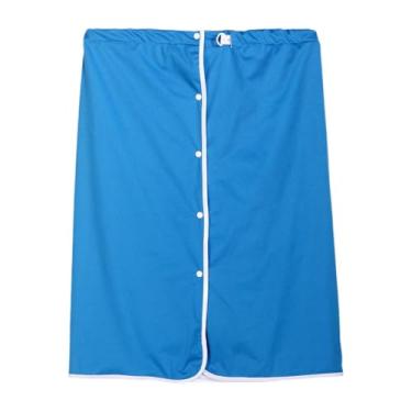 Imagem de Ysyqkn Protetor de Cama Portátil para Incontinência, Saia de Fralda para Adultos, Protetor de Cama Reutilizável para Cuidados com Idosos, XL azul