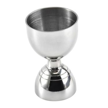 Imagem de Bothyi Jigger para, copo de vinho, ferramenta prática de bar, cabeça dupla, medidor de copo de, para restaurante de bebidas alcoólicas, Prata