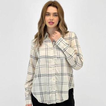 Imagem de Camisa Malwee Xadrez Manga Longa Feminina-Feminino