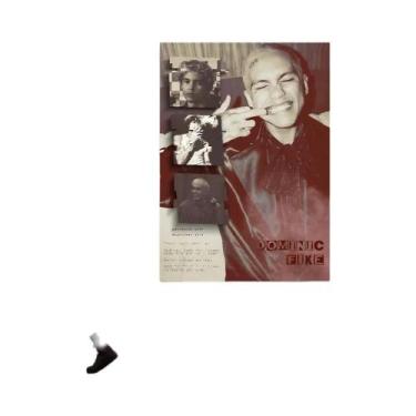 Imagem de Dominic Fike Pop Singer Adesivo De Parede Vintage Para Sala De Estar, 