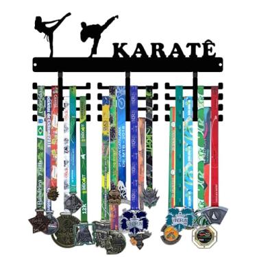 Imagem de Porta Medalhas em Aço - 50 Medalhas - Karatê