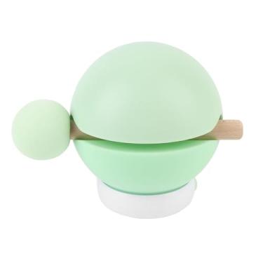 Imagem de Fafeicy Silicone Woodfish -Luz da Noite Com Adesivos DIY, 3 Níveis de Brilho, Lâmpada Noturna para (Verde)