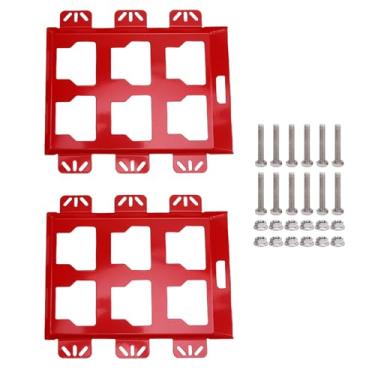 Imagem de Fabater Placa de Montagem Compatível Com Caixa de Ferramentas Packout, 100 Libras, para Armazenamento de Ferramentas e Siste ma de Organização (Placa completa) (Vermelho)