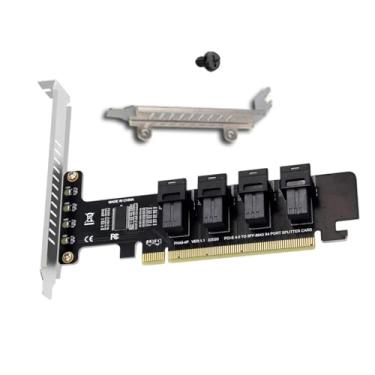 Imagem de Placa de expansão NVMe U.2 de 4 portas PCI-E X4/X8/X16 para SFF-8643 U.2 PC Convert Adapter Cards