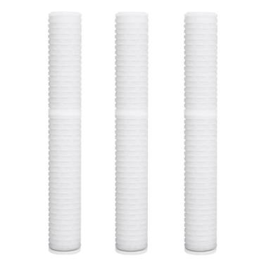 Imagem de 20-inch folded PP cotton filter element, High precision, high flow, 3pcs sink Replacement Water Filter, For domestic/industrial water(1/5 microns)(5 microns)