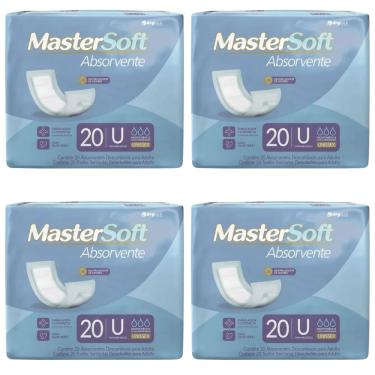 Imagem de Kit 4 Pacotes Absorvente Geriátrico Dry Economics Unissex 80 Unidades