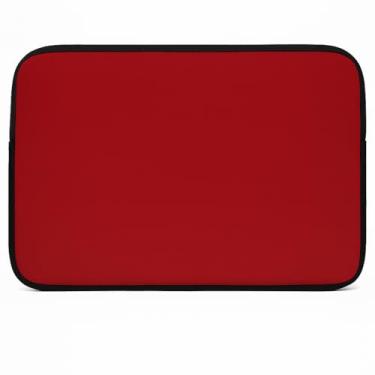 Imagem de Capa para Notebook 15,6 Polegadas com Revestimento em Espuma Antichoque - Compatível com Dell, HP, Lenovo, Acer e Samsung - Proteção Premium Ajustável (Vermelha)