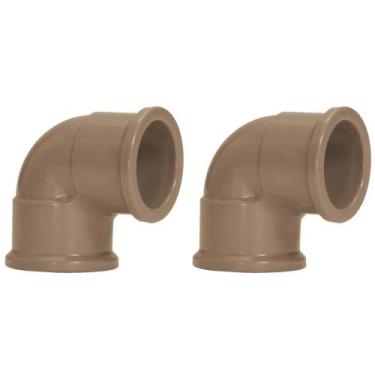 Imagem de Kit 2 joelho 90 soldavel 25mm amanco