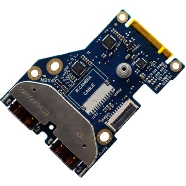 Imagem de Deal4GO Placa de circuito IO de portas USB DKM5M 0DKM5M LS-L65BP Substituição para Dell Alienware M15 R7 com RTX 3050 Ti