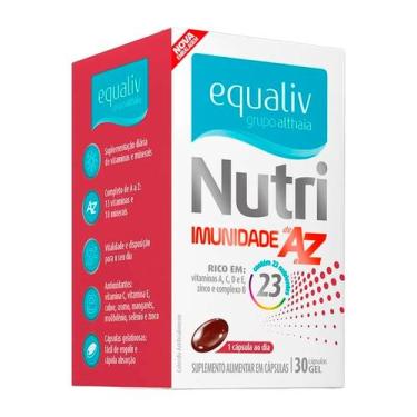 Imagem de Suplemento Nutri Imunidade de A a Z 30 Caps em Gel - Equaliv