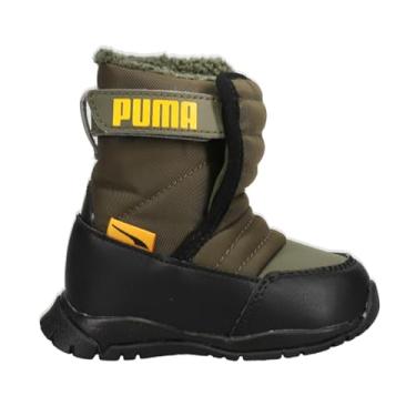 Imagem de PUMA Bota de inverno unissex infantil Nieve, Folha de uva - açafrão, 4 Toddler