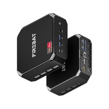 Imagem de FIREBAT Mini PC para jogos Ryzen 7 6800H (8C/16T, até 4,7GHz), gráficos AMD Radeon 680M, USB-C, WiFi 6 BT5.2, LAN 2,5G, 16GB DDR5 4800MHz Dual Channel, 512GB PCIe, computador desktop estudante/casa