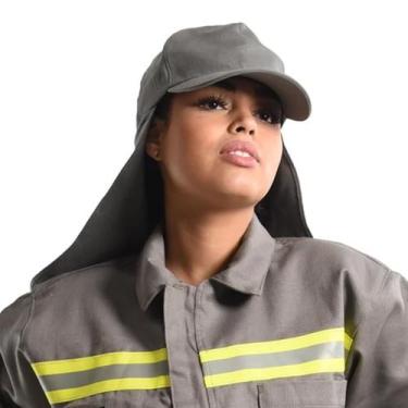 Imagem de Touca Proteção Árabe Repele Agentes Químicos Cinza - Fardas Uniformes,