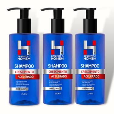 Imagem de Shampoo Calvície Zero (3un) - Respeite o Homem
