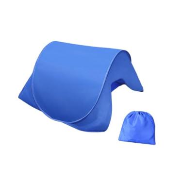 Imagem de Aymzbd Mini Abrigo de Praia, Toldo Instantâneo com Zíper E Bolso para Telefone, Guarda-sol, Barraca de Sombra Automática para Pesca, Azul