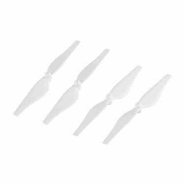 Imagem de Conjunto de Hélices de Drone de 4 Unidades, Lâminas de Fibra de Carbono, Peso Leve, Fácil de Instalar, Reduz a Potência de Ruído para Tello (Branco)