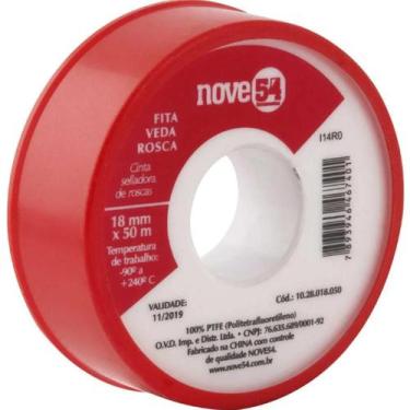 Imagem de Fita veda rosca 18mmx50m ptfe teflon - Nove54