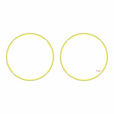 Imagem de Friso Refletivo Adesivo Roda Cb 600 F Hornet Amarelo compatível