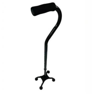 Imagem de Bengala Tipo Curva 4 Pontas Regulável Ortopédica Supermedy