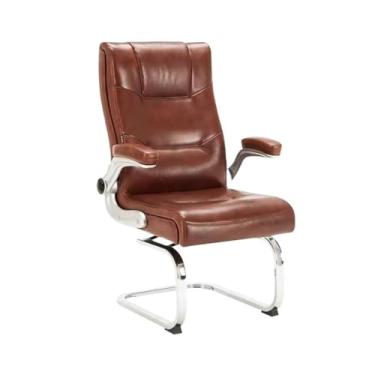 Imagem de Cadeira de jogos, laço, cadeira de computador, assento giratório, proteção lombar, confortável, sedentário, escritório, cadeira de estudo, cadeira de escritório (marrom)