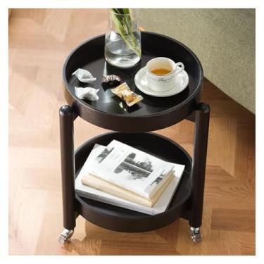 Imagem de Mesa de sala de estar, sofá, mesa lateral para casa, móvel, mesa de centro, quarto, varanda, mesa de cabeceira, prateleira de cabeceira (preto)