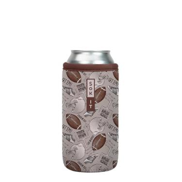 Imagem de Sok It CanSok Capa de neoprene isolada para cerveja e refrigerante (abraço, manga de lata de 473 ml)