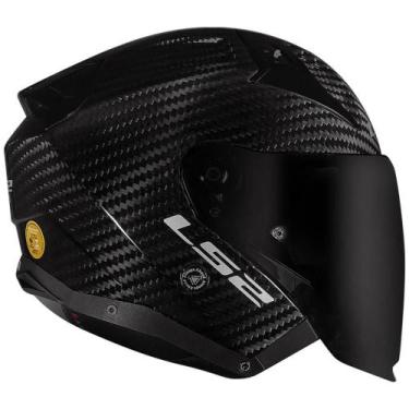 Imagem de Capacete LS2 Aberto OF603 Infinity II C Solid, Carbono, 62