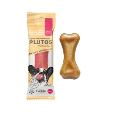 Imagem de Plutos Bacon Small Mordedor Natural De Queijo P Cachorro 40gr