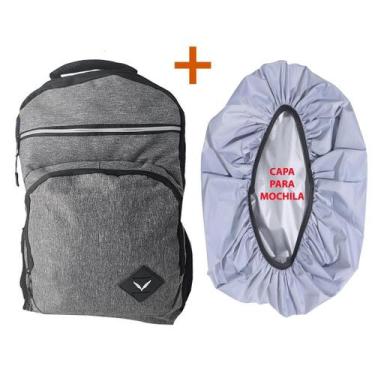 Imagem de Mochila Zíper Reflexivo Notebook 15 + Capa Mochila Mm9125 - Ello