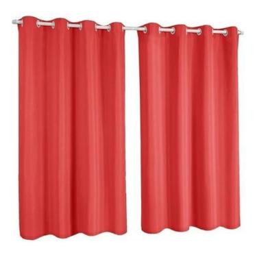 Imagem de Cortina Blackout Em Pvc 2,80M X 2,50 M - Vermelho - Campari