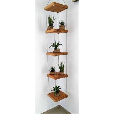 Imagem de Prateleiras Decorativas Cabos De Aço + Mão Francesa Fixação - GDN