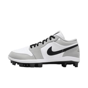 Imagem de Chuteira de beisebol masculina Jordan Air 1 Retro MCS, Cinza fumê claro/branco/preto, 16