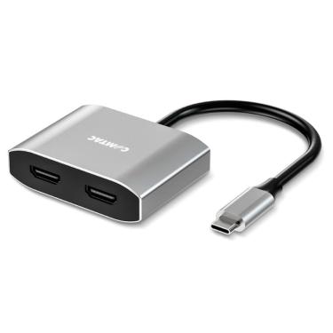 Imagem de Cabo Conversor USB-C para HDMI - 2 Portas HDMI - 4K - Comtac 20119483