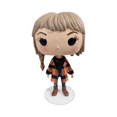 Imagem de Escultura De Menina Cantora Para Mesa, Artesanato Criativo Para Decora