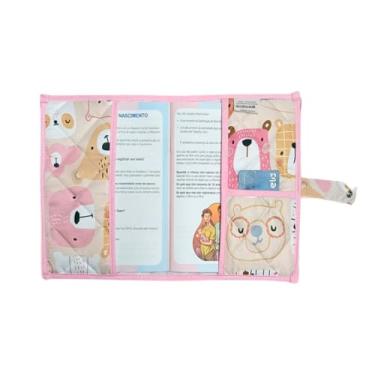 Imagem de Capa Para Caderneta de Vacinação Bebê/Capa Protetora/Vacinas/Porta Documentos Bebê/Menino Menina (Ursinha Mel)