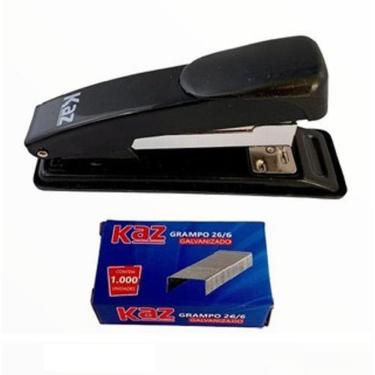 Imagem de Grampeador Kaz 20 Folhas Com 1000 Grampos