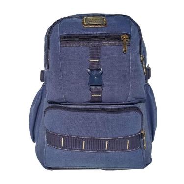 Imagem de Mochila Lona Escola Trabalho Viagem Reforçada