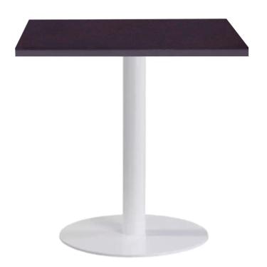 Imagem de Mesa Pisa Beta Fratini Disco Redondo Branco Tampo MDP