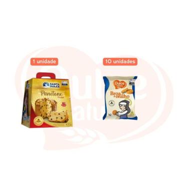 Imagem de Kit biscoitos e panetone Gratidão Dulce Natura
